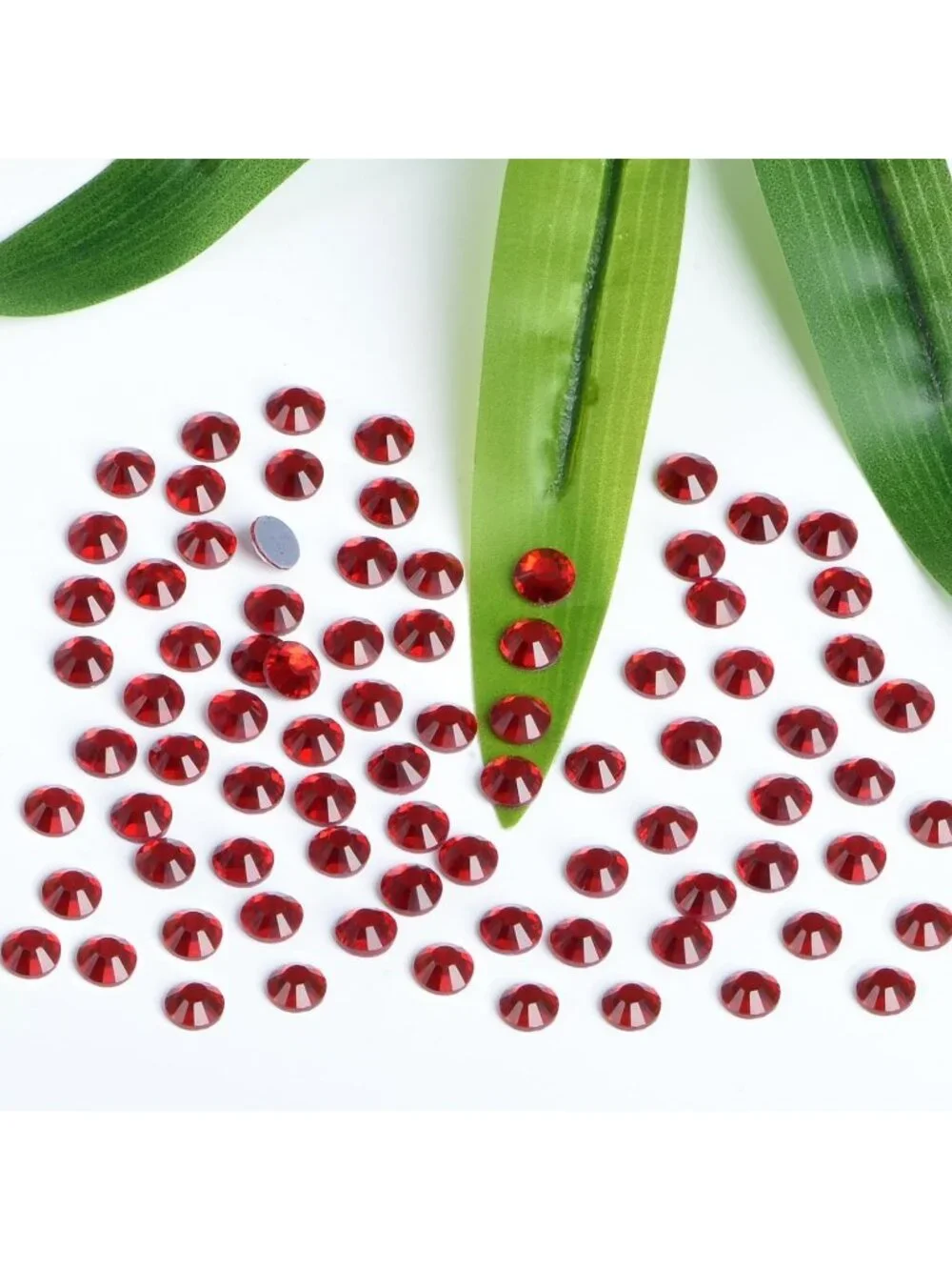 Bulk Hotfix Crystal Rhinestones SS6 Siam Red Flat Back Gems (1.9mm) DIY Crafts